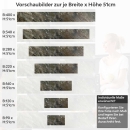 Mobile Preview: Küchenrückwand Folie Erdige Betonoptik - Natürlich und stilvoll Höhe 51cm