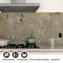 Mobile Preview: Küchenrückwand Folie Rost & Beton - Ein Hauch von Vintage Detailbild 1