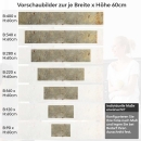 Mobile Preview: Küchenrückwand Folie Rost & Beton - Ein Hauch von Vintage Höhe 60cm