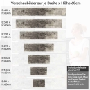 Mobile Preview: Küchenrückwand Folie Gealterter Beton - Der perfekte Industrial-Look Höhe 60cm