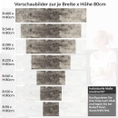 Mobile Preview: Küchenrückwand Folie Gealterter Beton - Der perfekte Industrial-Look Höhe 80cm