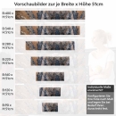 Mobile Preview: Küchenrückwand Folie Antike Steinoptik - Farbspiel in Erdtönen Höhe 51cm