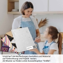 Mobile Preview: Küchenrückwand Folie Hellgrau Beton Struktur A4 Muster