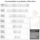 Mobile Preview: Küchenrückwand Folie Hellgrau Beton Struktur Höhe 51cm