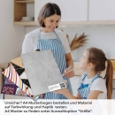 Mobile Preview: Küchenrückwand Folie Beton Optik - Betoncharme für Ihre Traumküche A4 Muster