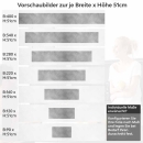 Mobile Preview: Küchenrückwand Folie Beton Optik - Betoncharme für Ihre Traumküche Höhe 51cm