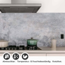Mobile Preview: Küchenrückwand Folie Betondesign - Urbaner Look in Grau-Blau Nuancen Detailbild 1