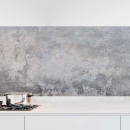 Mobile Preview: Küchenrückwand Folie Betondesign - Urbaner Look in Grau-Blau Nuancen Hauptbild 1
