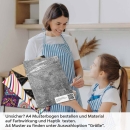 Mobile Preview: Küchenrückwand Folie Dunkler Beton - Industrielle Loft Ambiente A4 Muster
