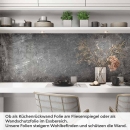 Mobile Preview: Küchenrückwand Folie Dunkler Beton - Industrielle Loft Ambiente Artikelbild 1