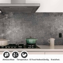 Mobile Preview: Küchenrückwand Folie Dunkler Beton - Industrielle Loft Ambiente Detailbild 1