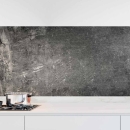 Mobile Preview: Küchenrückwand Folie Dunkler Beton - Industrielle Loft Ambiente Hauptbild 1