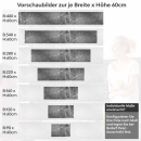 Mobile Preview: Küchenrückwand Folie Dunkler Beton - Industrielle Loft Ambiente Höhe 60cm
