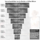 Mobile Preview: Küchenrückwand Folie Dunkler Beton - Industrielle Loft Ambiente Höhe 80cm
