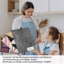 Mobile Preview: Küchenrückwand Folie Tiefgrauer Betonwand A4 Muster