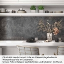 Mobile Preview: Küchenrückwand Folie Tiefgrauer Betonwand Artikelbild 1