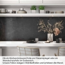 Mobile Preview: Küchenrückwand Folie Anthrazit Betonoptik - Luxus Küchendesigns Artikelbild 1