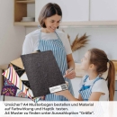 Mobile Preview: Küchenrückwand Folie Dunkle Betonästhetik für eine moderne Atmosphäre A4 Muster