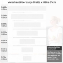 Mobile Preview: Küchenrückwand Folie Fliesenoptik - Perfekte Alternative zu echten Fliesen Höhe 51cm