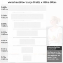 Mobile Preview: Küchenrückwand Folie Fliesenoptik - Perfekte Alternative zu echten Fliesen Höhe 60cm