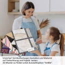 Mobile Preview: Küchenrückwand Folie Steinfliesen Optik A4 Muster