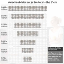 Mobile Preview: Küchenrückwand Folie Steinfliesen Optik Höhe 51cm
