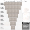 Mobile Preview: Küchenrückwand Folie Steinoptik Fliesen - Stilvolle Wanddeko Höhe 80cm