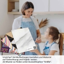 Mobile Preview: Küchenrückwand Folie Marmoroptik Weiß & Grau A4 Muster