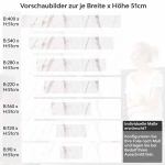 Mobile Preview: Küchenrückwand Folie Marmoroptik mit Goldakzenten Höhe 51cm