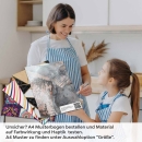 Mobile Preview: Küchenrückwand Folie rostgraue Marmoroptik - Modernität und Natürlichkeit A4 Muster