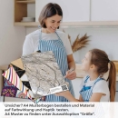 Mobile Preview: Küchenrückwand Folie Naturstein Marmoroptik A4 Muster