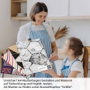 Mobile Preview: Küchenrückwand Folie Landhausstil Steinoptik A4 Muster
