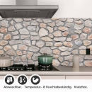 Mobile Preview: Küchenrückwand Folie rustikale Steinmauer Detailbild 1