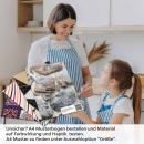 Mobile Preview: Küchenrückwand Folie Mauerwerkoptik - Charme in Landhausstill A4 Muster