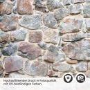 Mobile Preview: Küchenrückwand Folie Mauerwerkoptik - Charme in Landhausstill Detailbild 2