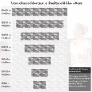 Mobile Preview: Küchenrückwand Folie strukturierte Steinoptik – Zeitloses Design Höhe 60cm