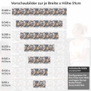 Mobile Preview: Küchenrückwand Folie Mediterranes Mauerwerk Höhe 51cm
