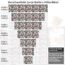 Mobile Preview: Küchenrückwand Folie Mediterranes Mauerwerk Höhe 80cm