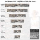 Mobile Preview: Küchenrückwand Folie abgenutztes Mauerwerk - Loft-Feeling in Ihrer Küche Höhe 51cm