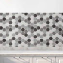Mobile Preview: Küchenrückwand Folie Mosaikoptik Hexagon Hauptbild 1