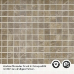 Mobile Preview: Küchenrückwand Folie Mosaikoptik Naturstein Detailbild 2