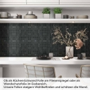 Mobile Preview: Küchenrückwand Folie Dunkles Fliesenmosaik Artikelbild 1