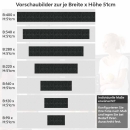 Mobile Preview: Küchenrückwand Folie Dunkles Fliesenmosaik Höhe 51cm