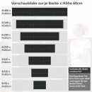 Mobile Preview: Küchenrückwand Folie Dunkles Fliesenmosaik Höhe 60cm