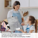 Mobile Preview: Küchenrückwand Folie raue Putzoptik - Urbane Wandgestaltung A4 Muster