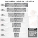 Mobile Preview: Küchenrückwand Folie raue Putzoptik - Urbane Wandgestaltung Höhe 80cm