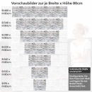 Mobile Preview: Küchenrückwand Folie Schieferstein Look - Mit lebhaften Akzenten Höhe 80cm