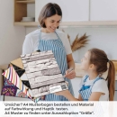 Mobile Preview: Küchenrückwand Folie Schieferstein Hellbeige A4 Muster