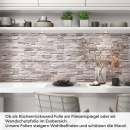 Mobile Preview: Küchenrückwand Folie Schieferstein Hellbeige Artikelbild 1
