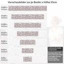 Mobile Preview: Küchenrückwand Folie Schieferstein Hellbeige Höhe 51cm